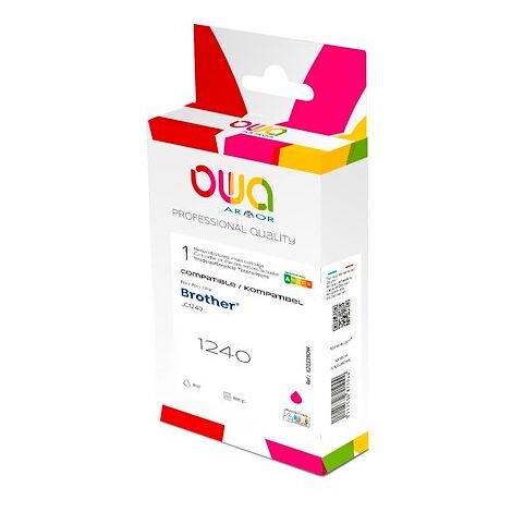 Cartouche Owa compatible Brother LC1240 magenta pour imprimante jet d'encre (1/5)