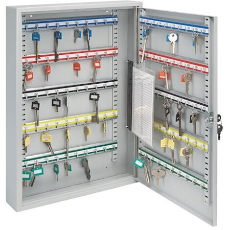 Armoire 150 clés fermeture à clé gris clair - Maxiburo (1/3)
