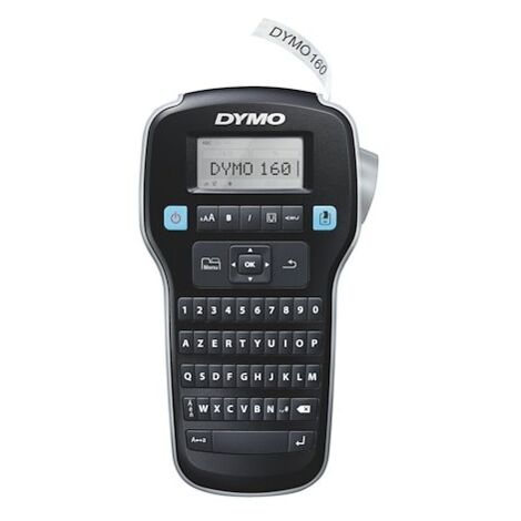 Étiqueteuse portable pour étiquettes 6 à 12 mm – Clavier AZERTY – Écran LCD large avec prévisualisation – Cutter manuel – Dymo