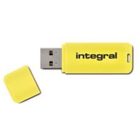 Clé USB INTEGRAL NEON JAUNE 32 GB (1/5)