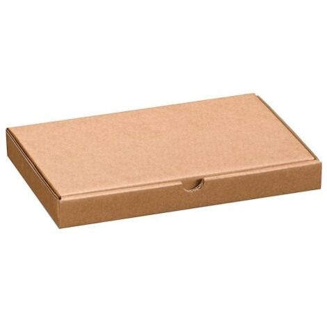 Boîte postale extra plate A5 – Dimensions 22,5 x 15 x 2,5 cm – Lot de 50 – Couverture kraft recyclable – Fabrication française
