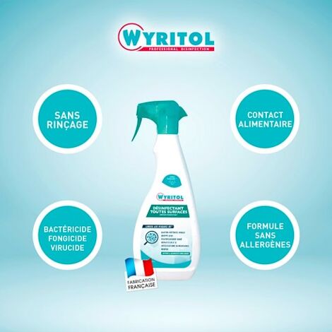 Détergent désinfectant Wyritol - spray 750 ml