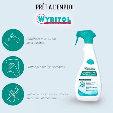 Détergent désinfectant Wyritol - spray 750 ml
