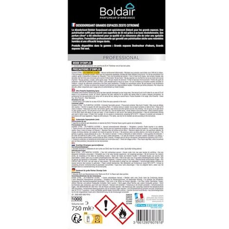BOLDAIR - boldair parfumant bouquet marin 750ml