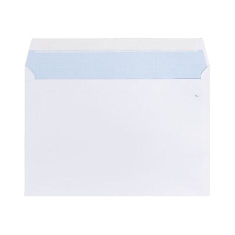 Enveloppe blanche La Couronne - format C5 - 229 x 162 mm - sans fenêtre -  100 g/m² - fermeture avec bande autoadhésive - paquet 200 unités pas cher
