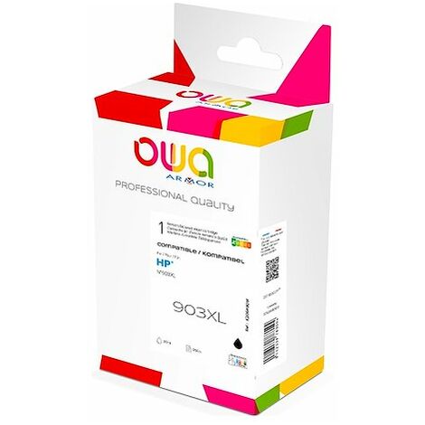 Cartouche Owa compatible HP 903XL noire pour imprimante jet d'encre (1/5)