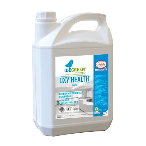 Détergent désinfectant Idgreen Oxy'health - Bidon 5 litres