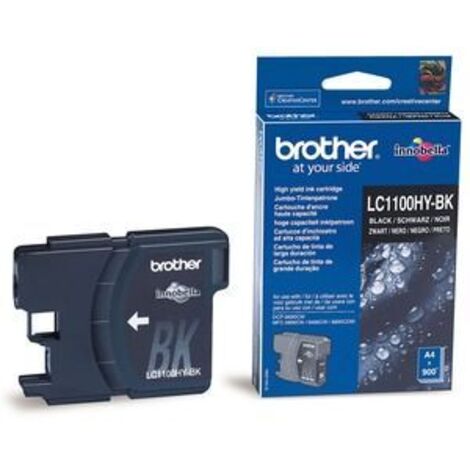 Brother LC1100HYBK Cartouche d'encre Noir (1/5)