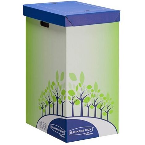Carton corbeille Tri Selectif Fellowes grand format - Lot de 2 (1/4)