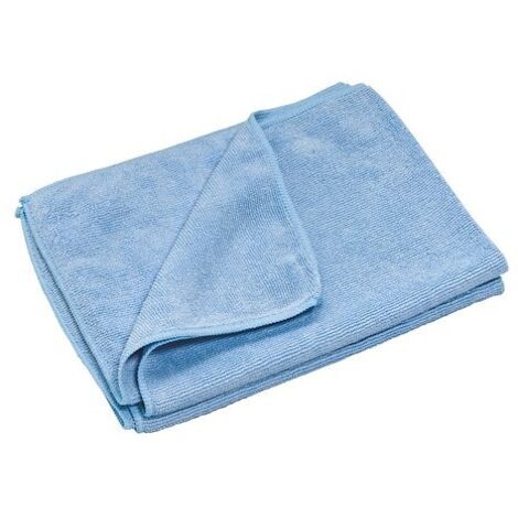 Serpillière microfibre bleue - Paquet de 2 - Maxiburo (1/2)