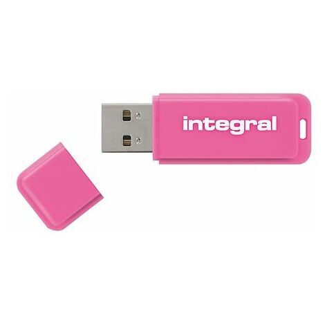 Clé USB Integral Néon 8 Go rose (1/2)