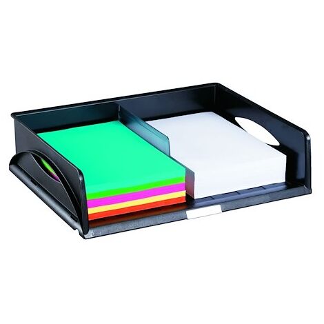 CORBEILLE A COURRIERS EN PLASTIQUE VERT PASTEL "TECHNO" REF: 9769