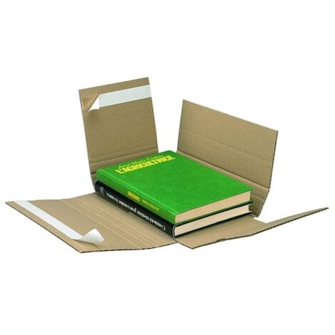 Etui expédition kraft H 6 x L 22 x P 31 cm - Lot de 50 (1/2)