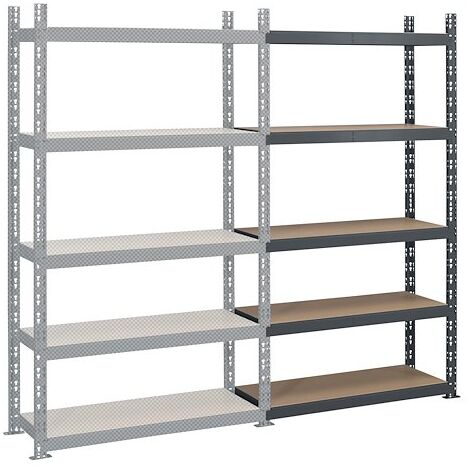 Rayonnage industriel - Elément suivant H 200 x L 130 cm x P 40 cm - Maxiburo (1/2)