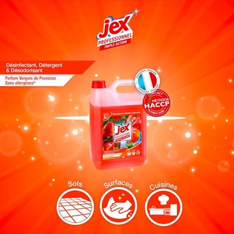 Nettoyant désinfectant Jex Express pêche - Bidon de 5 litres (1/5)