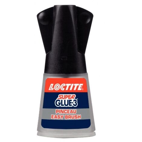 Colle glue liquide flacon avec pinceau Super Glue 3 permanente 3 gr (1/3)