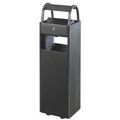 Cendrier Corbeille Sur Pied Enacier Corbeille 30 L - Cendrier 6 L (1/3)