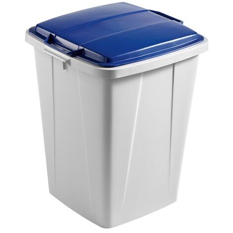 Poubelle Durabin 90 litres tri sélectif Durable, couvercle bleu (1/3)