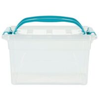 Boîte de rangement plastique 7 L WHITEFURZE Carry Box- incolore