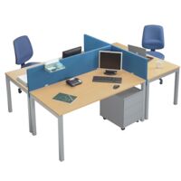Panneaux écrans acoustiques L 160 cm bleu