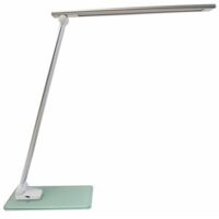 400124478 Unilux Popy - Lampe de bureau LED pliable avec base en verre