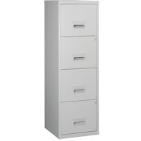 Classeur monobloc 4 tiroirs - gris - Maxiburo