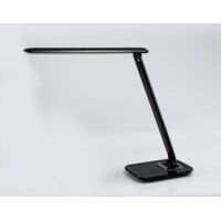 Lampe design, Lampe de bureau led Bob tactile Noir en Metal, Aluminor