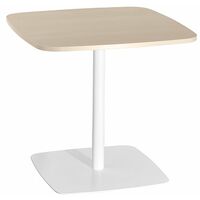 Table de réunion/restauration 2 places L 80 x P 80 cm - Tamaris - chêne clair