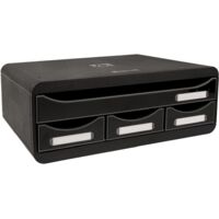 Module de rangement Exacompta Iderama Toolbox noir 4 tiroirs