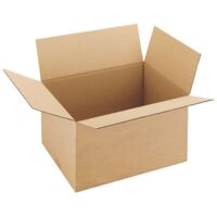 Caisse américaine kraft brun simple cannelure H 32 x L 36 x P 50 cm - Lot de 20