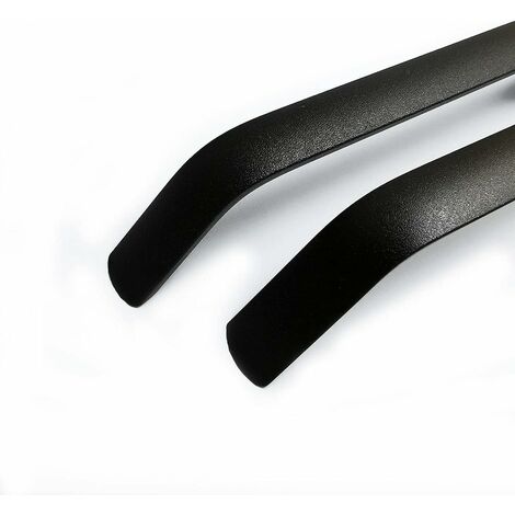 10X Poignées et boutons de tiroir Cuisine Armoire Porte Poignées Placard Tiroir Chambre Meubles Tirer Entraxe Procédé de Sablage 160mm Noir