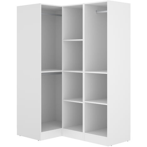 Composición Armario de Rincón con 3 puertas Blanco - ESSEN 1