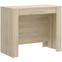 DEKIT - Mesa Extensible comedor cocina color natural 77x54-239x90 cm modelo KIONA