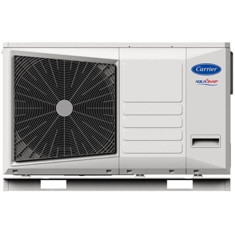 Monoblock Luft/Wasser-Wärmepumpe Aquasnap mit elektrischer Unterstützung Carrier 8 kW Einphasig