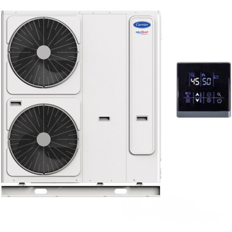 Monoblock Luft/Wasser-Wärmepumpe Aquasnap mit elektrischer Unterstützung Carrier 16 kW Dreiphasig