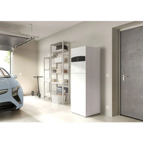 Vernetzte kompakte Luft/Wasser-Wärmepumpe Nimbus Compact M mit elektrischem Zusatzgerät Ariston 3,5 kW, einphasig
