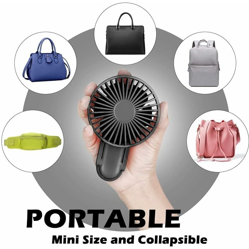GDRHVFD Ventilateur cou Portable,USB Ventilateur 4000mAh sans lame  Silencieux personne Collier Ventilateur Nuque Refroidisseur Rechargeable
