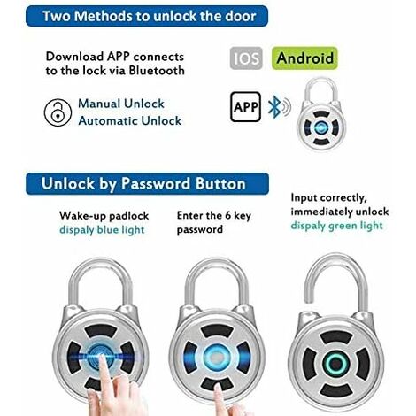 Generic Cadenas à mot de passe pour bagages, cadenas de voyage, de