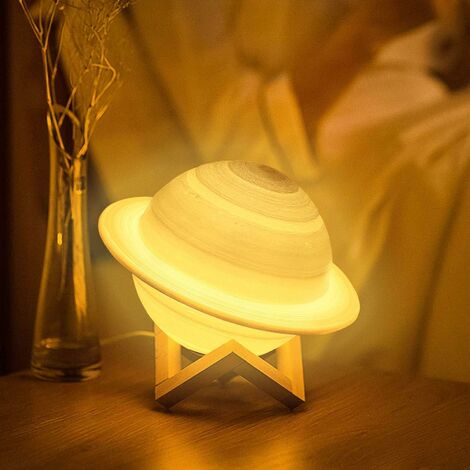 Lampe Lune 3D Photo Personnalisée avec Support Suspendu - 15cm - 3 couleurs  avec