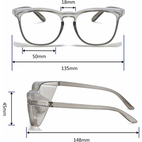 Lunettes De Sécurité, Lunettes De Protection Coupe-vent Avec