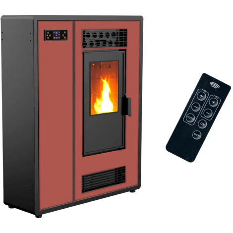 Estufa de pellets Air Slim Astral 12,2 kW Burdeos Sannover