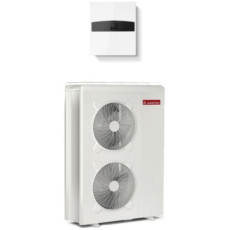 Bomba de calor Conectada Aire / Agua monobloque Nimbus Plus M con radiador eléctrico Ariston 12 kW Monofásico