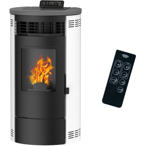 Stufa a Pellet Flavia 15 kW Sannover Bianco