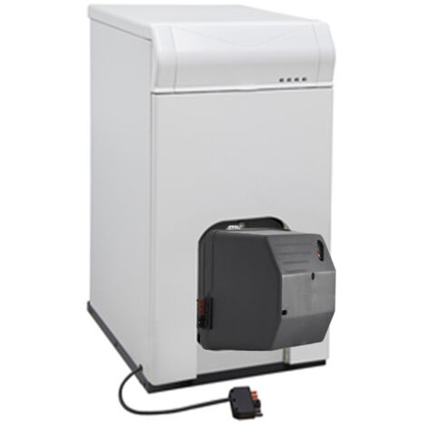 Caldaia a gasolio in ghisa con canna fumaria BioFioul Sun Sannover da 40 kW con bruciatore