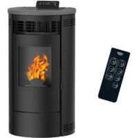 Stufa a Pellet Flavia 9,5 kW Sannover Nero
