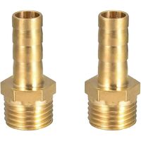 DROIT 22 mm Raccord Tuyau Connecteur en plastique fer barbelé Air Carburant Eau 