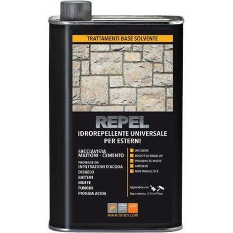 Faren Repel Idrorepellente per Esterno - Protezione - Pietra, Mattoni e Cemento