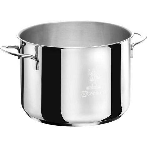 Aeternum Pentole per Induzione in acciaio Inox 18/10 Pentola Acciao Inox da 20cm