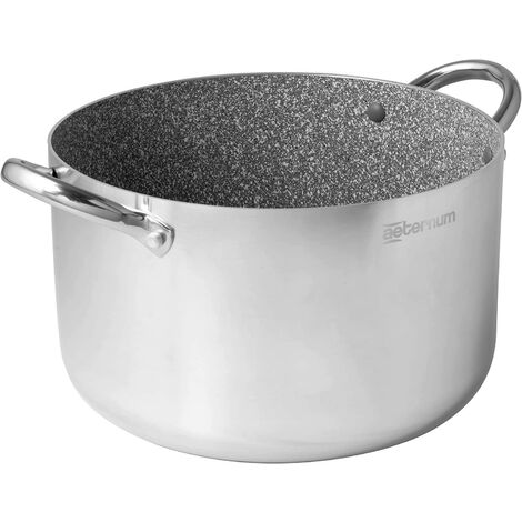 Aeternum Pentola Casseruola Alluminio Grande Famiglia Per Induzione 28cm