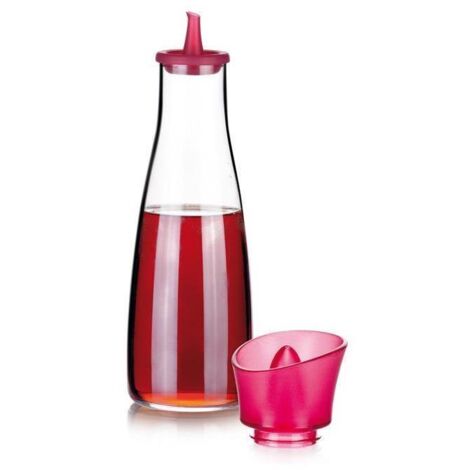 Tescoma 642775 Vitamino Acetiera, Vetro, Rosso, 500 ml, 1 Pezzo